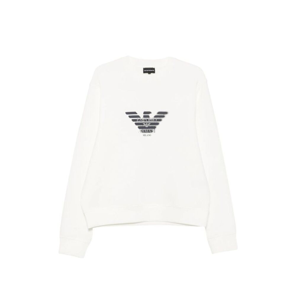 Emporio Armani White Sweaters & Knitwear - Sweatshirts Men